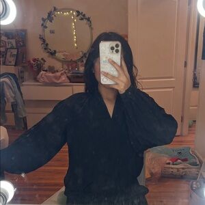 Madewell Black Blouse